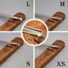 Leather Stamping Tool Beveling Undercut Beveler Stamps 304 Stainless Steel Carving DIY LeatherCrafts Tools (Full Set, 4pcs (XS+S+M+L))