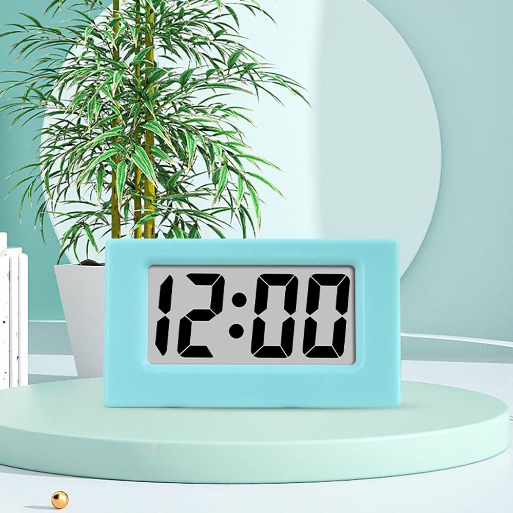 Mini LED Clock Portable Table Watch Car Time Display Digital Clock Snooze Desk Clock  Student