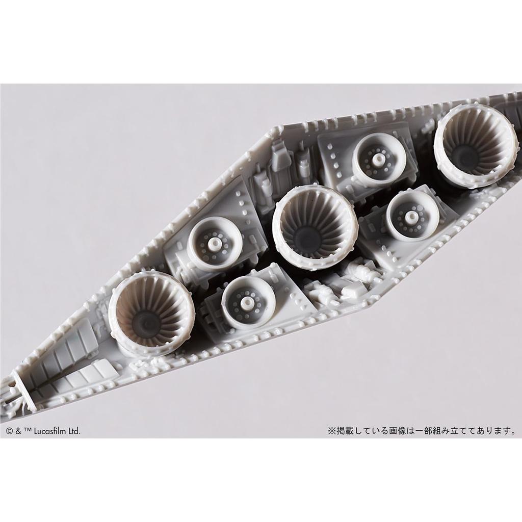 BANDAI SPIRITS Star Wars Vehicle Model 001 Star Destroyer Pre-Painted Plastic Model Kit