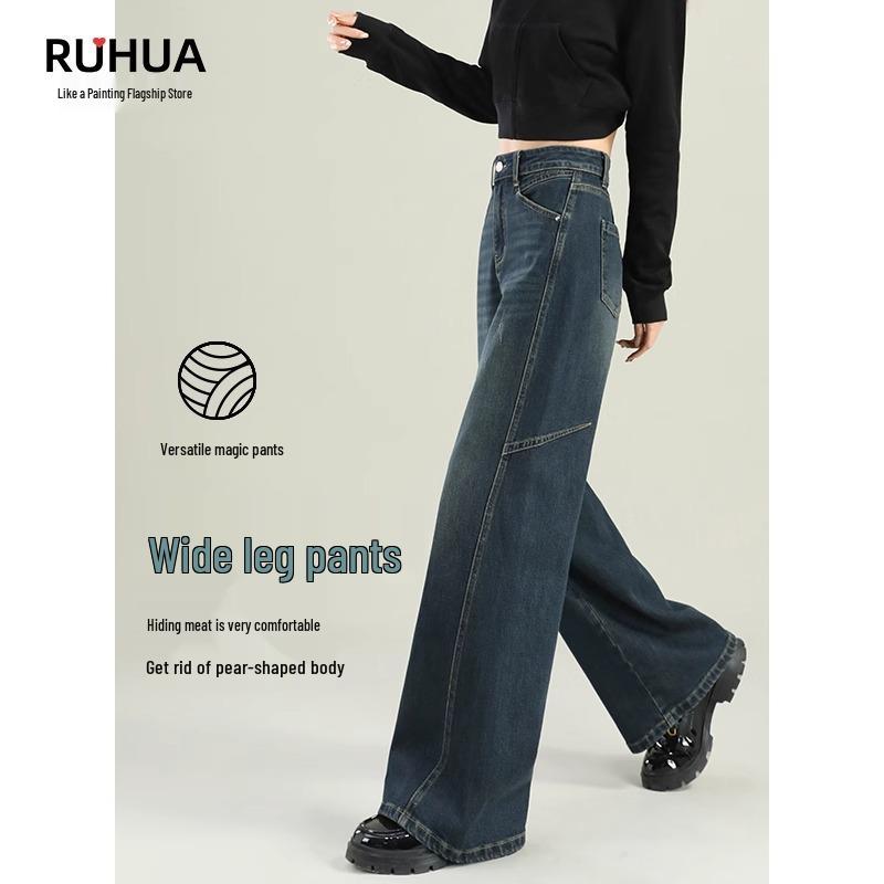 

Wide-Leg High-Waist Jeans for Women - Spring 2025 Pear Shape Style 31 for 136-145 lbs