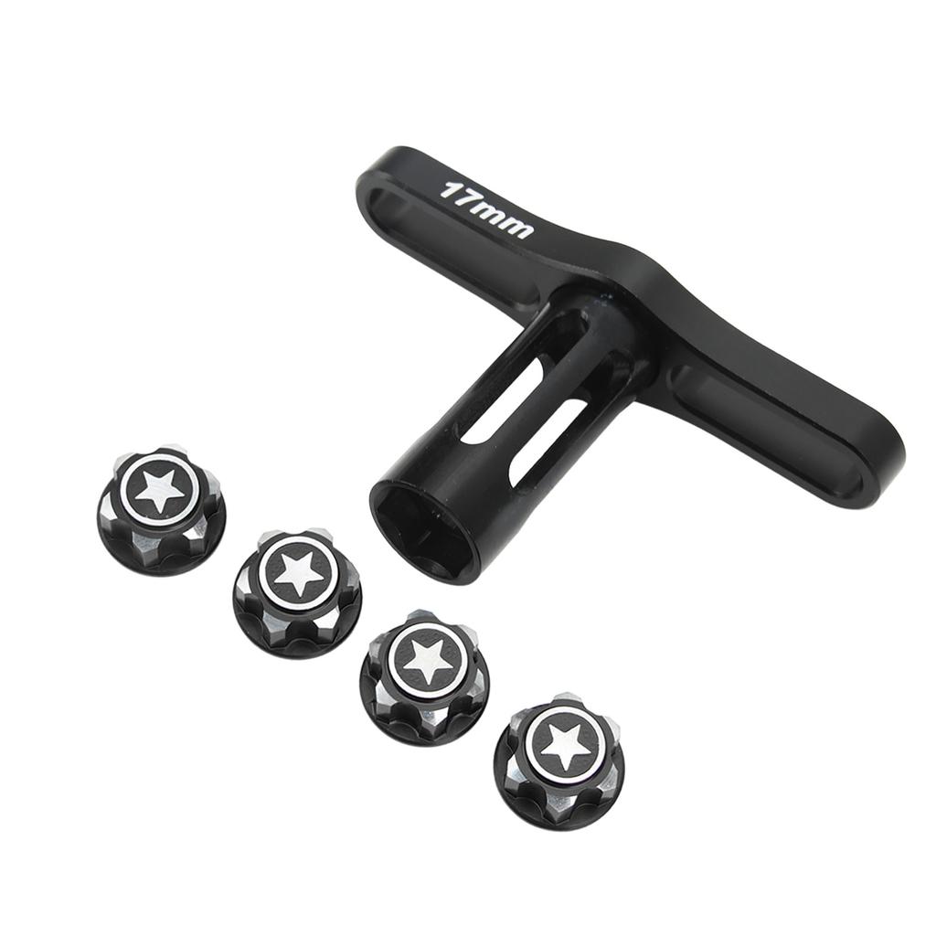 17mm Wheel Hex Nuts Sleeve 17mm Hex Nuts Installation Tool Wrench with 17mm Coupling Hub Nut Cap
