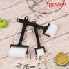 3Pcs/Set Foam White Sponge Brush Painting Roller Kids Craft Tool Drawing Toys