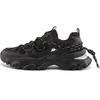 Fabric Synthetic Leather Retro Y2K Deconstructed Thick Sole Running Shoes Unisex Sneakers Black White K0CY5MC18D-990