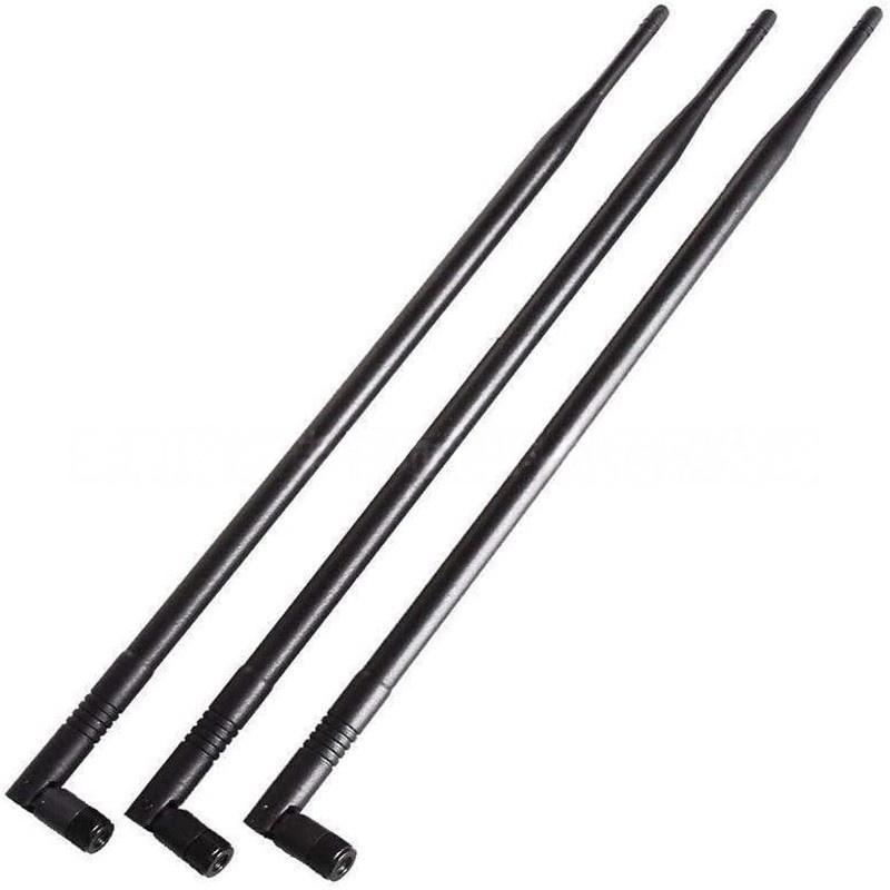 Dual Band RP SMA Antenna 9DBI 2.4GHz 5.8GHz WiFi Enhanced Signal for Router Repeater Home Office Stable Internet