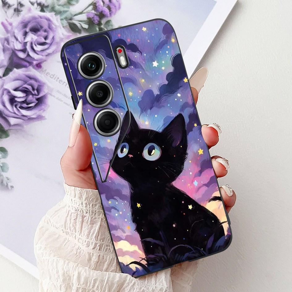 For Tecno Camon 40 2025 Case New Popular Pattern Butterfly Flower Soft Silicone Phone Cover For Tecno Camon40 Pro CM6 CM5 Bumper