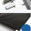 Balcony Suction Cup Sunshade Curtain Black Mesh Dot Portable Lightweight Temporary Blinds Easy Install Privacy Block Window