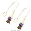 3XUF 2Pcs Elegant Curtain Tiebacks Triangular Fringe Decors for Office or Home Use