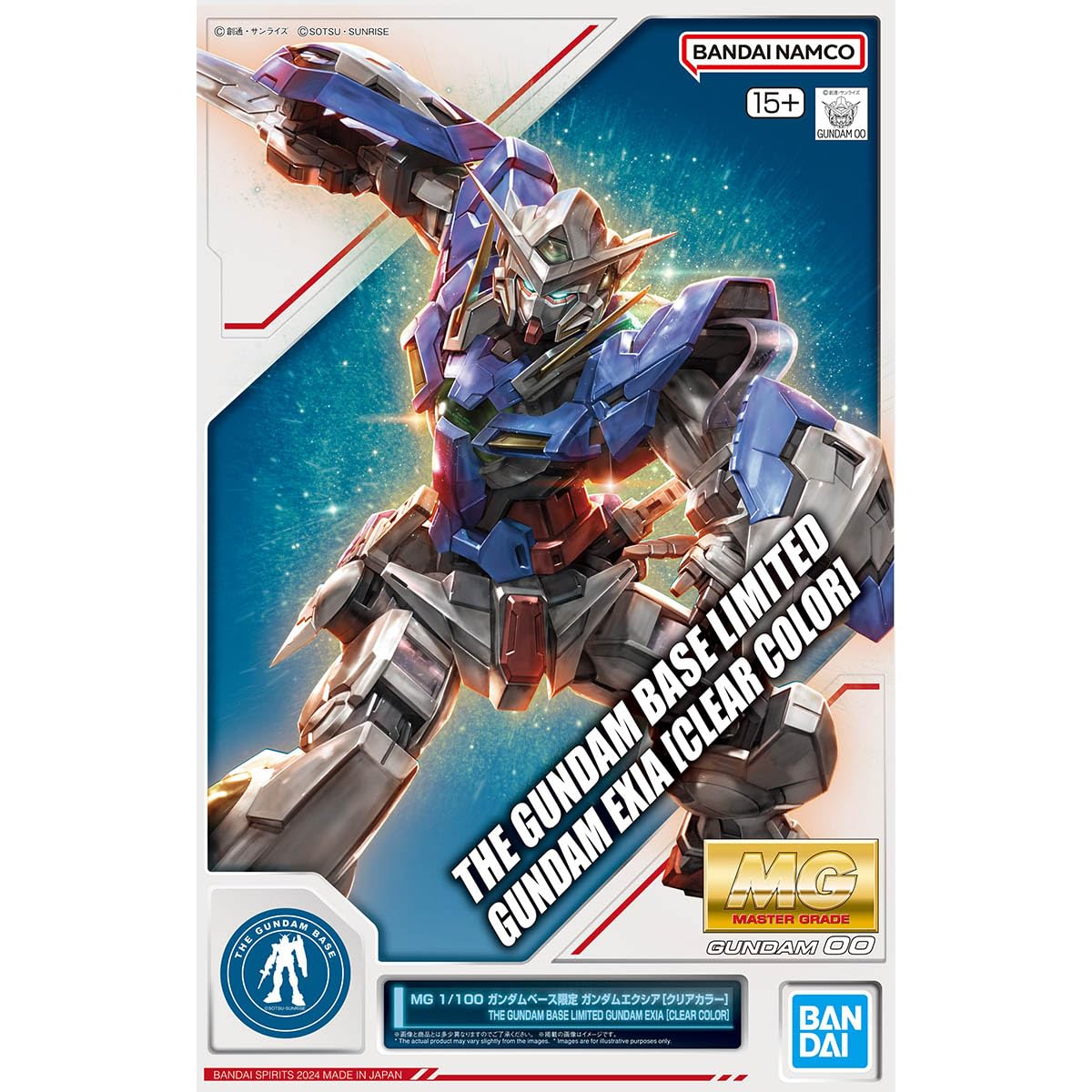 

Пластиковая модель Base Limited Exia Mobile Suit 00 [MG] 1/100 [Прозрачный цвет] [Double O]