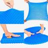 1pc NewLarge Gel Seat Cushion, Honeycomb Design Double Thick Gel Cushion with Relieving Back coccyx Pain Pressure(large)