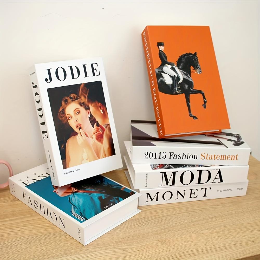 Modische Kunstbuch-Dekoration – multifunktionaler nordischer Stil, perfekt für Wohnzimmer und Couchtisch.