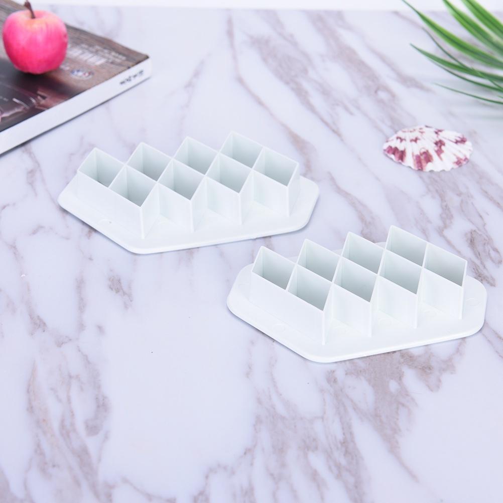 2ks Mřížkový Plastový Vykrajovátko na Fondán Forma na Dort Fondánové Košíčky Dekorace Nástroje SADA