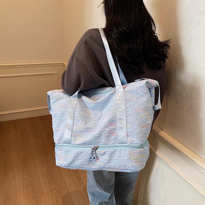 Short-distance Lightweight Large Capacity Portable Travel Bag for Business Trip Portable Luggage Bag Dry Wet Separation Sports Yoga Bag