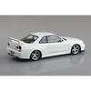 Aoshima Snap Kit No.12CU-WP Nissan R34 Skyline GT-R Custom Wheels (White Pearl) 1/32 Scale Pre-Painted Plastic Model