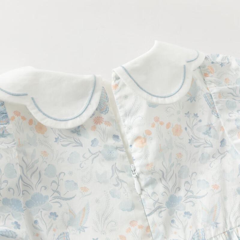 DAVE&BELLA Girls' Floral A-Line Summer Dress