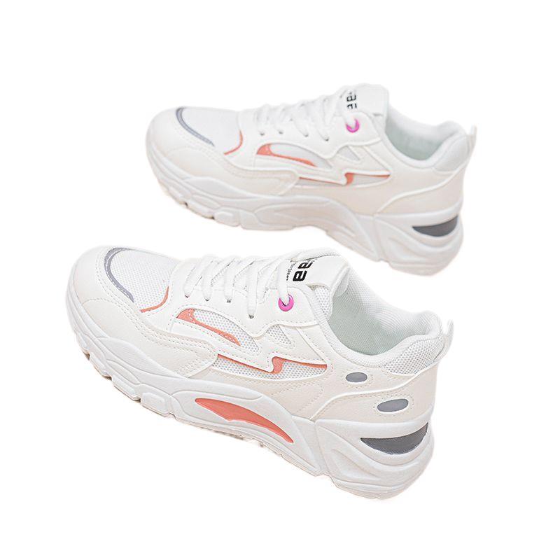 2025 spring women's shoes new breathable mesh shoes children's versatile platform sports shoes casual dad shoes women's trendy shoes