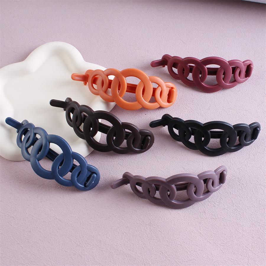New Fashion Hair Clip for Women's Back Head Banana Clip Vertical Clip High-end Twisted Clamp Headdress Temperament Ponytail Clip