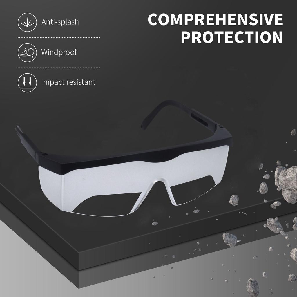 Protective Safety Glasses Eye Protection Goggles CE Ansi Z87 Anti Fog Shading Eyewear for Pilot IFR Training Aviation Flight