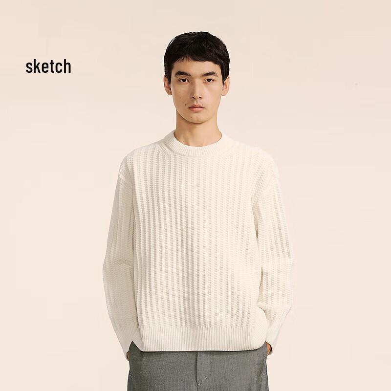 

CROQUIS Men s 2024 Autumn Loose Crew Neck Sweater S
