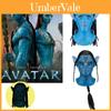 Svítící Avatar Pokrývka hlavy Halloweenská Maska Ideální pro Cosplay a Karnevaly