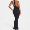 European and American cross-border women's clothing 2026 spring hot-selling new sexy temperament neck halter slim dress long dress women
