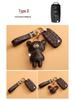 Volkswagen Car Key Cover for Sagitar, Bora, Lavida, T-Roc, Tiguan L, Golf 8, Tayron, POLO with Women's Bag Buckle