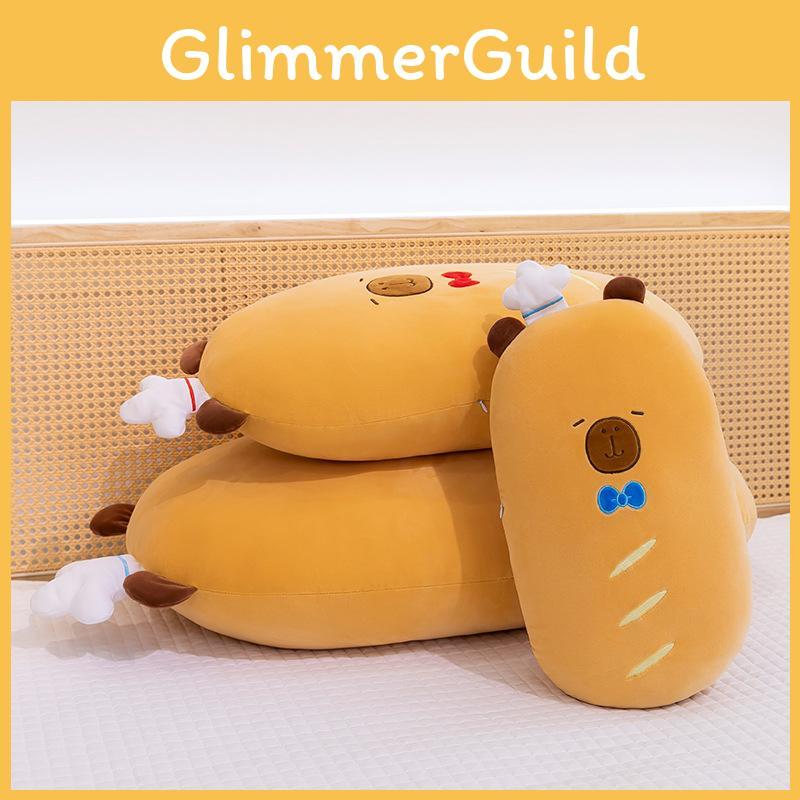 Plush Capybara Bread Toy  Adorable Cartoon Girls Kids Bedtime Birthday Gift