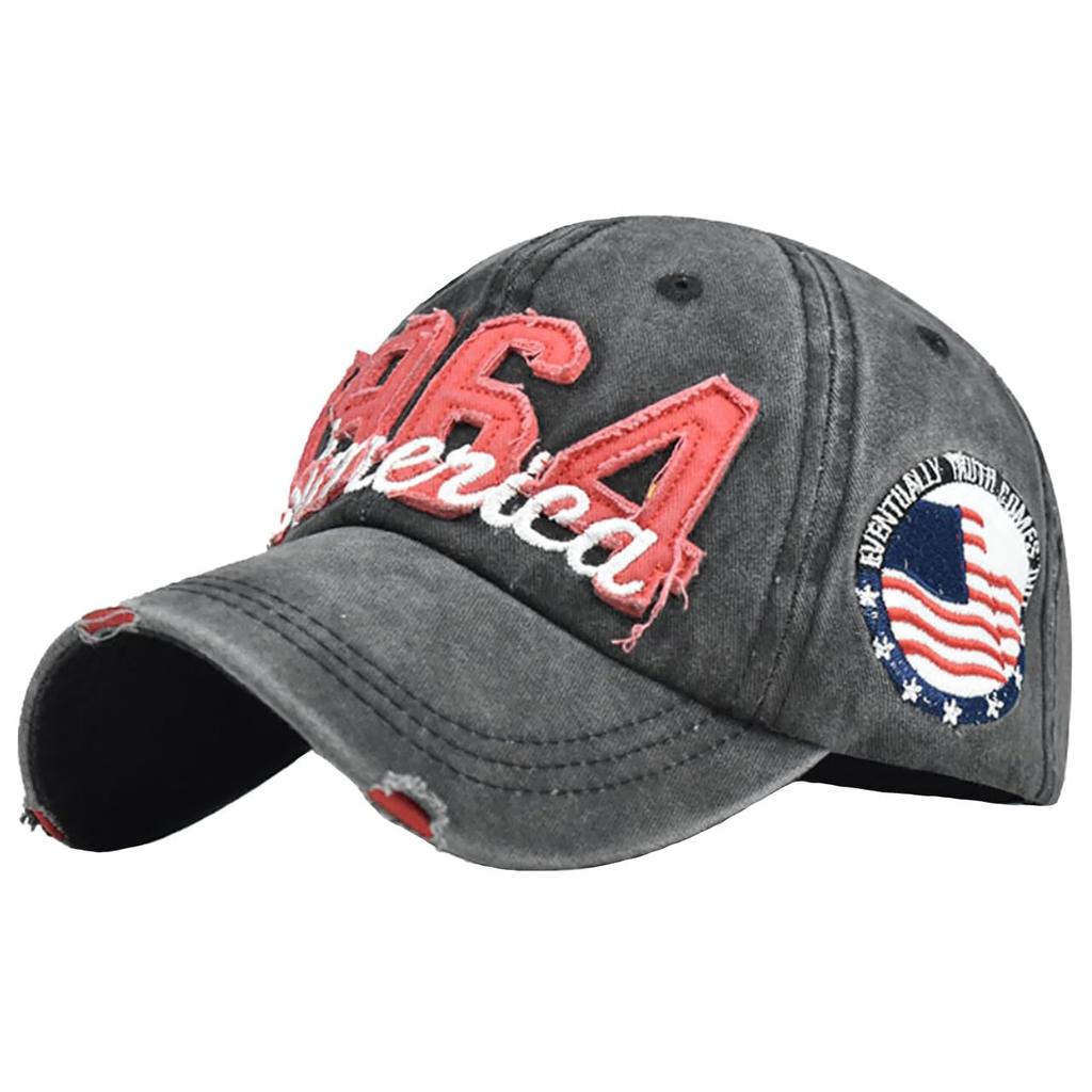 Baseball CZA430 [White Fang] Hat, Cap, Cap, Casual, Logo, Embroidery, Outdoor, Sports, Men's, Women's, (Black)