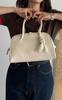 210NOUVE Round Mini Boston Bag, Ivory [55K210G346-19]