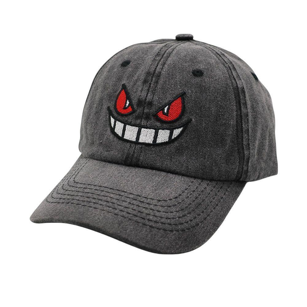 Anime Ghost Theme Baseball Cap - Children s Cartoon Baseball Cap with Sun Protection Hat Adjustable [56-58cm] промывают черный