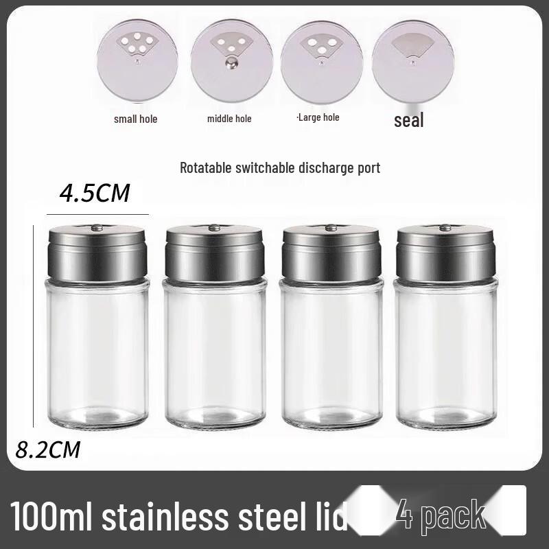 MENGTING Kitchen Seasoning Jars & Salt Shakers