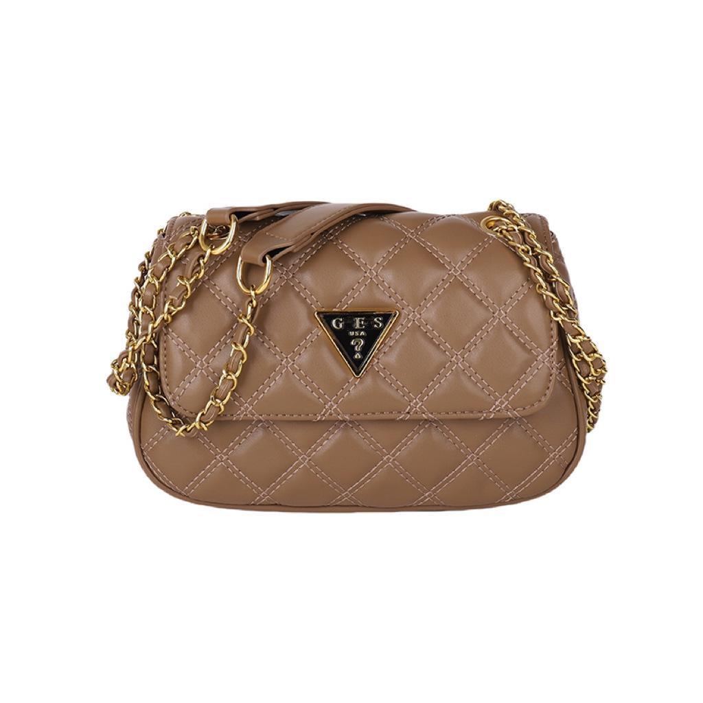 

Women s Fashion Argyle Chain Crossbody Bag - Stylish, Versatile, Textured Design темные хаки