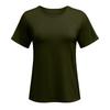 Women's Post-operative Short-sleeved Color Shirt With Shoulder Zipper And Side  Closure.