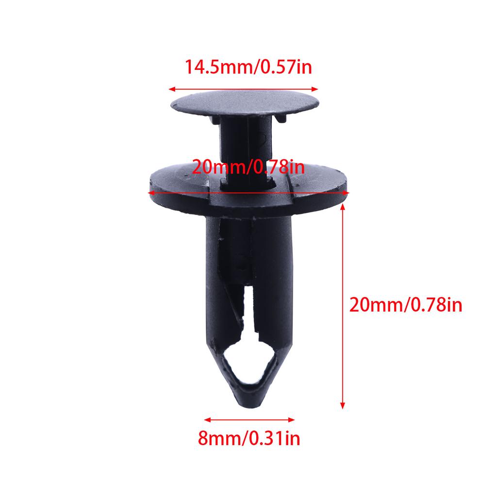 Door Card Fascia Trim Panel Fastener Clips Splash Guard Bumper Trim Push Rivet For Ford Fiesta Focus Mondeo Kuga EcoSport C-Max