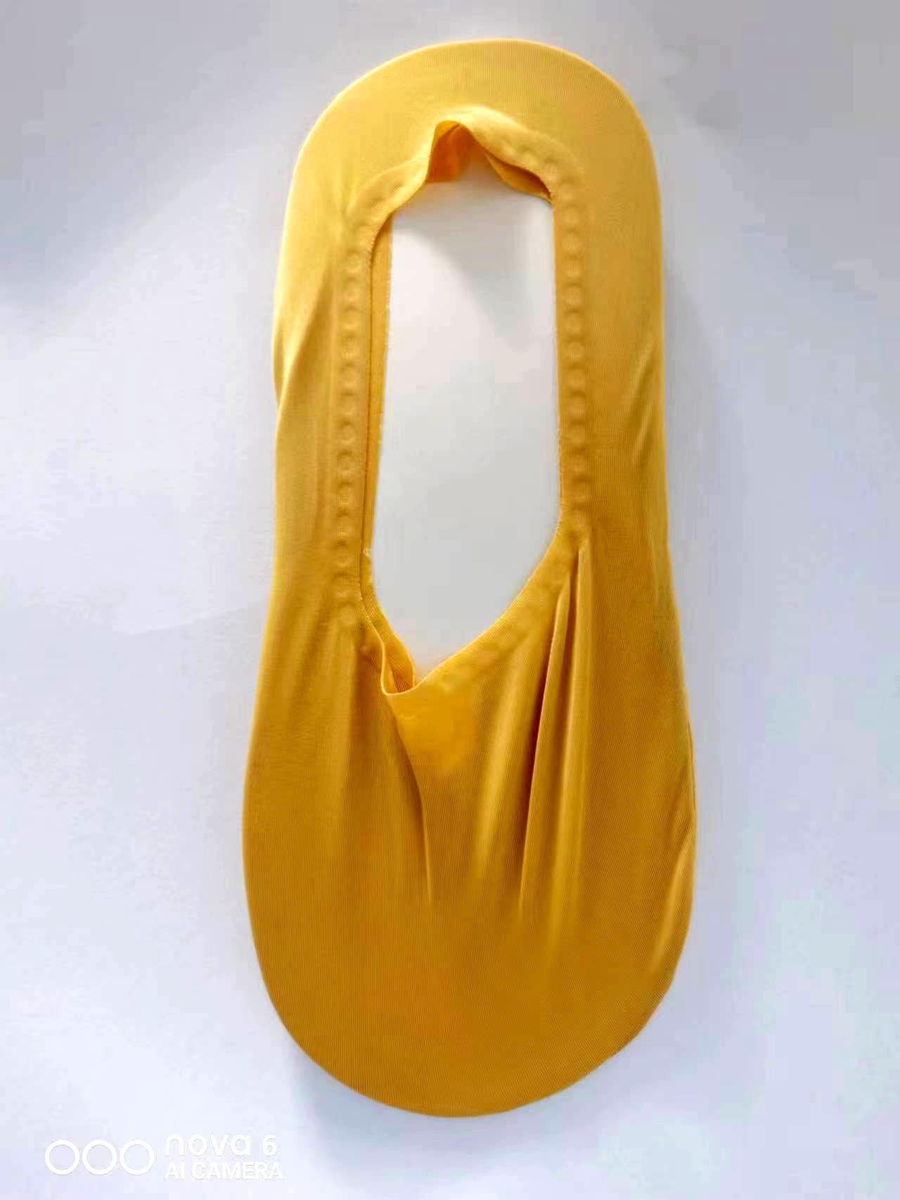 

Носки-следки, Чистый хлопок, Мужские, Тонкие, С мелким вырезом, Невидимые мужские носки, Дышащие и Влаговпитывающие, Не пропускающие запах, Нескользящие носки one size имбирный