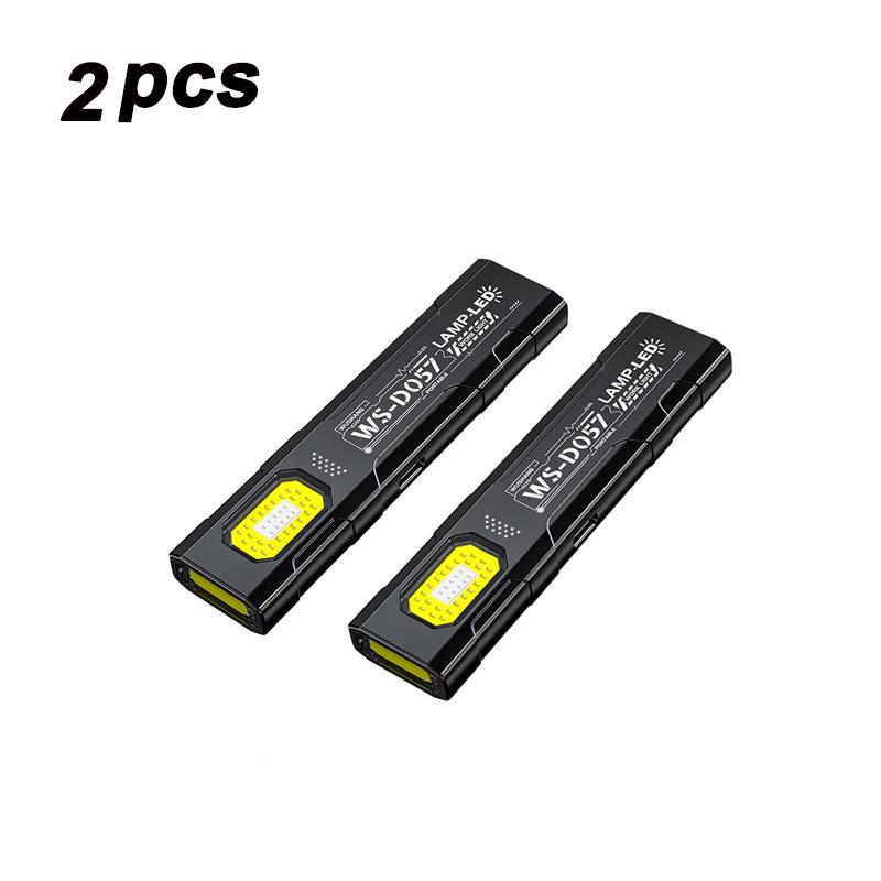LED Keychain Flashlight Rechargeable 550LM Portable Mini Torch Pocket Lantern Flood Work Light With Magnet For Emergency