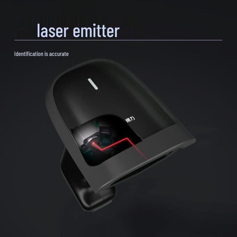 Deli 14880S Wired 1D Barcode Scanner