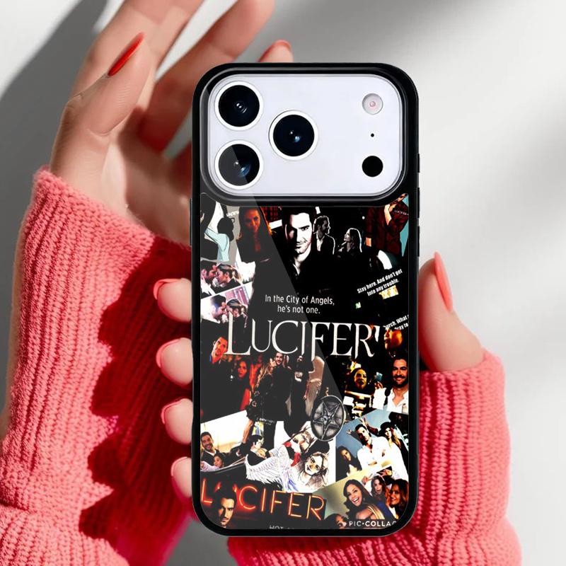 American TV Series Lucifer Phone Case for iPhone 17 16 15 14 13 Pro Max Back Cover for 12 11 Pro Coque