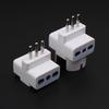 1 Piece 3 Ways Socket Italy Travel Plug Adapter Multi Port Outlet Italian Standard 10A 250V Home Appliances