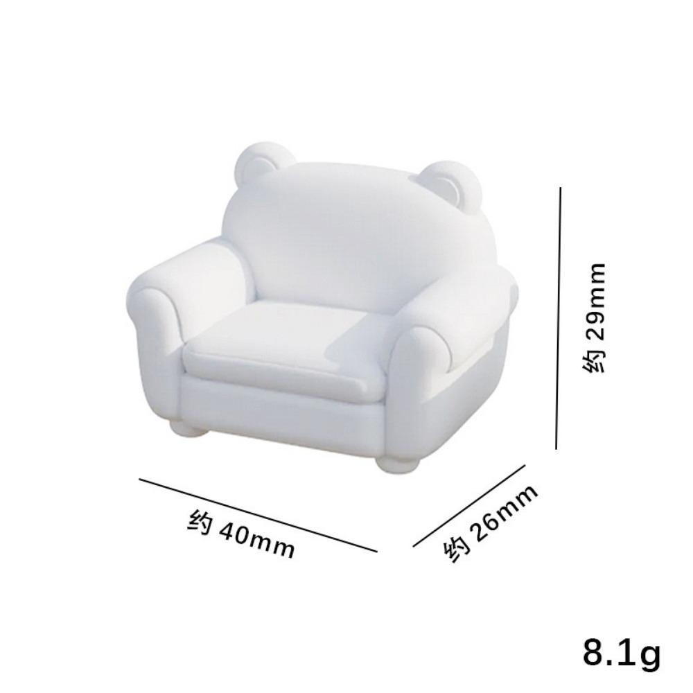 Multistyles European Style Sofa Model Mini Living Room Furniture New Pretend Play Toys