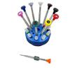 Watch Repair Ten-Piece High-Quality Screwdriver Set with Bearing Base & Rubber Tips