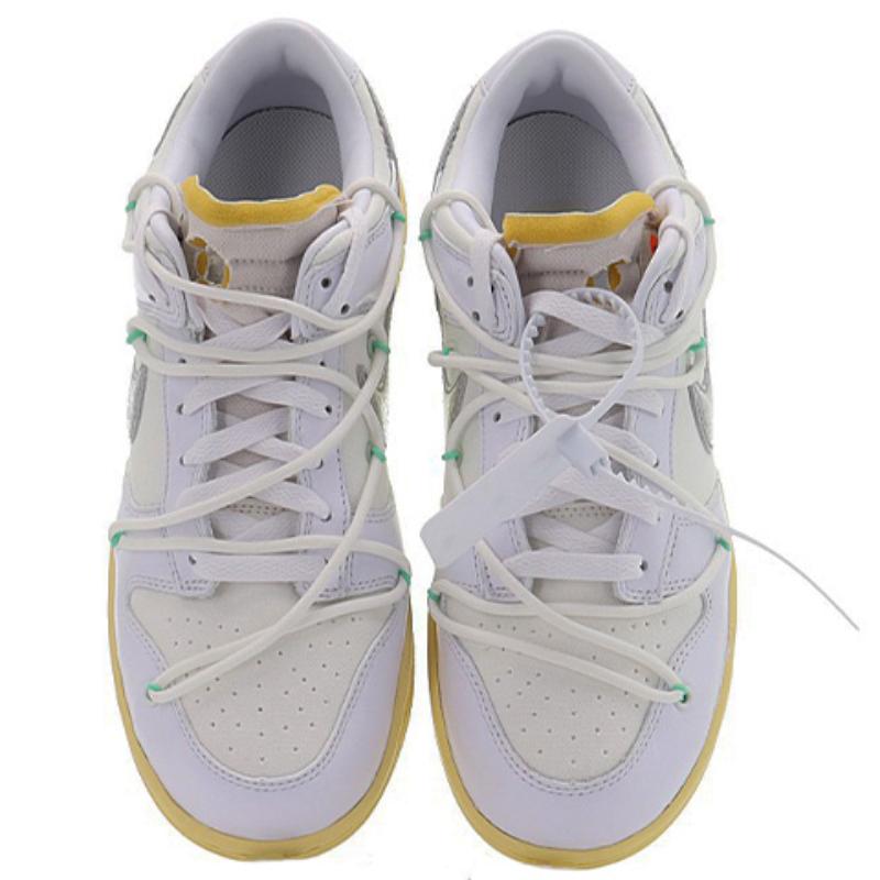 Nike Dunk Low Off White Lot 1 Skate Shoes Sneakers DM1602-127