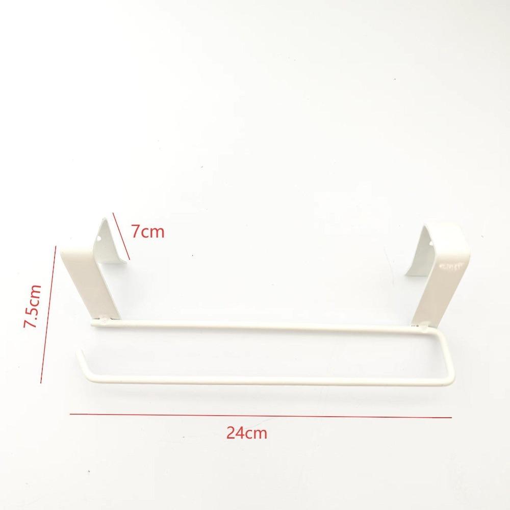 

No Punching Tissue Hanger Multifunctional Toilet Shelf Durable Cabinet Rag Hanging Shelves Kitchen білий