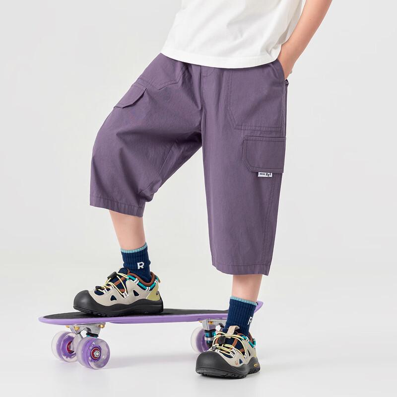 Duoduojia Boys' Cotton Casual Cargo Shorts