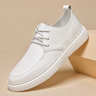 Fashion New Fashion Luxury Brand Men's Casual Shoes Lightweight Driving Footwear Genuine Leather Male Sneakers Breathable Walking Shoes