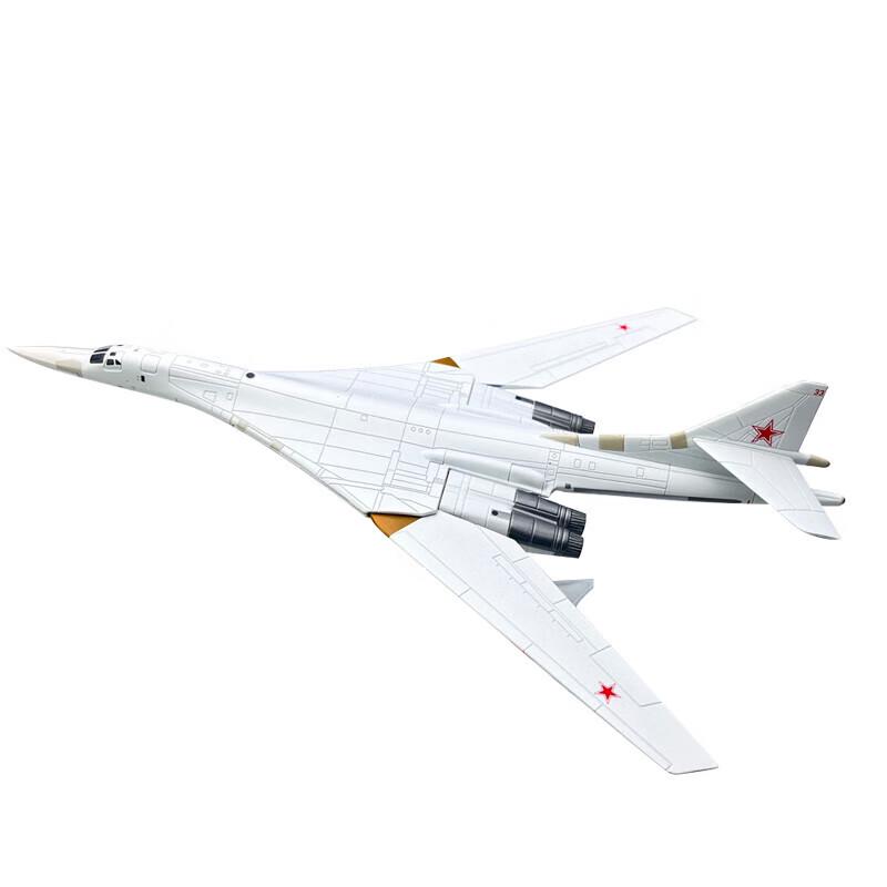 Soviet Tu-160 White Swan Bomber Aircraft Model