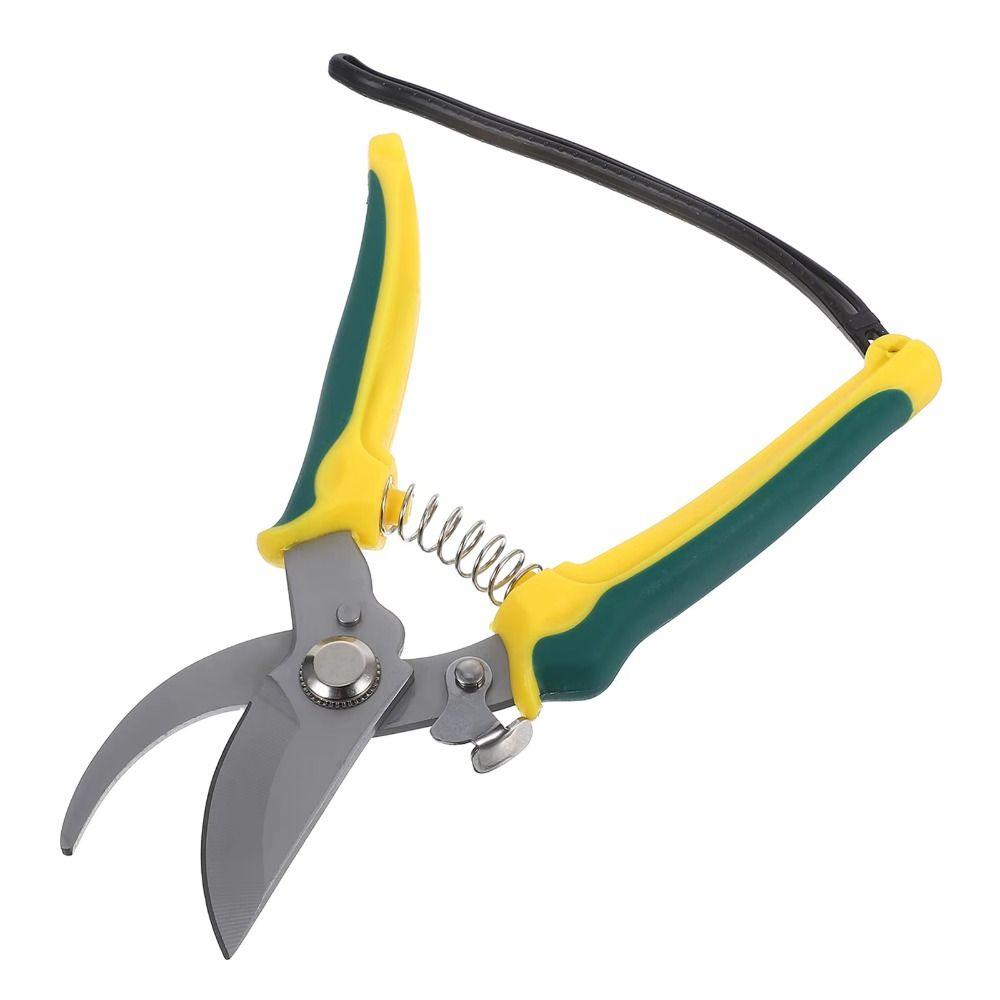 Safe Lock Pruning Shears Stainless Steel Horticulture Secateur Scissors Garden Pruner  Florist Work