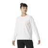 Soft Dry Long Sleeve Training Snow XL T-Shirt, Comfortable, Moisture-Wicking, Quick-Drying, UPF50+, 32MAB304, Women's, White,