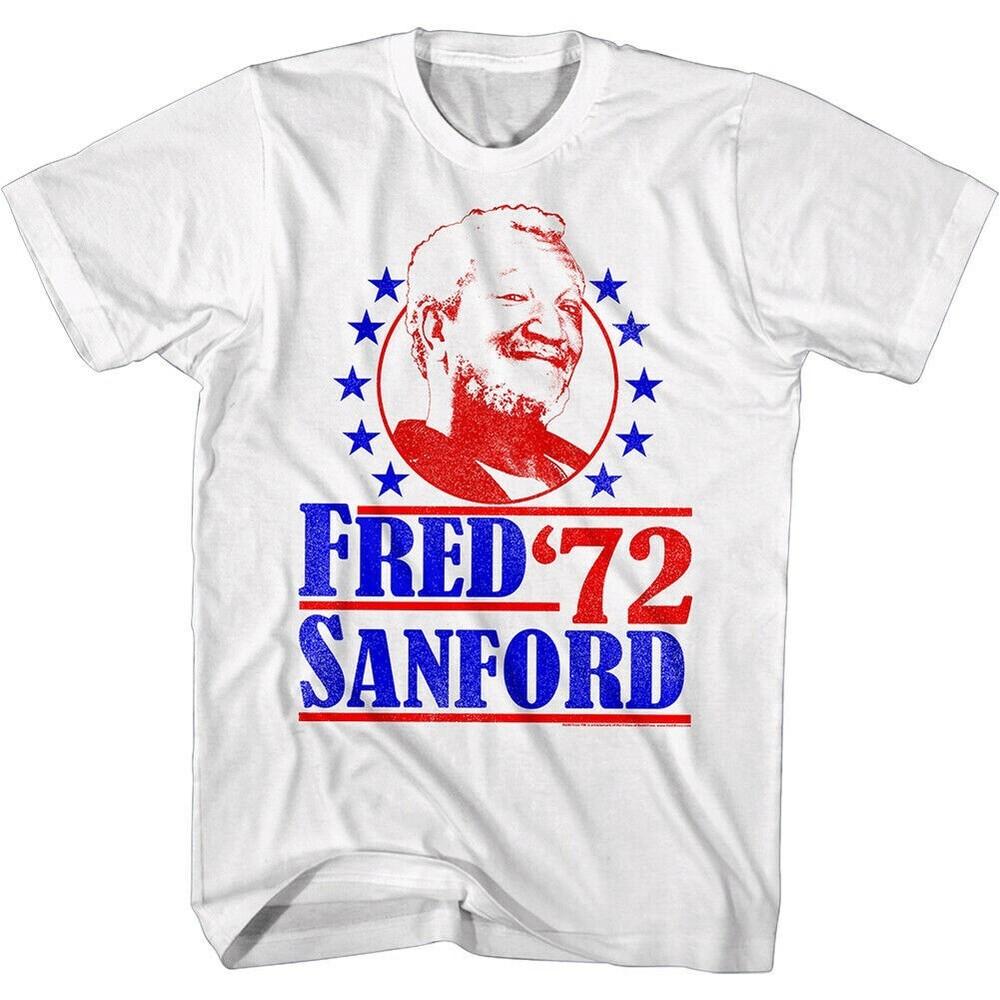 

Red Sanford 1972 Retro Redd Foxx Shirt Short Sleeve White Unisex S-234XL 1H0106 Unisex T-Shirt S