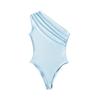 2025 European & American One-Shoulder Ruched Bodysuit: Sexy, Slim Fit Summer Top