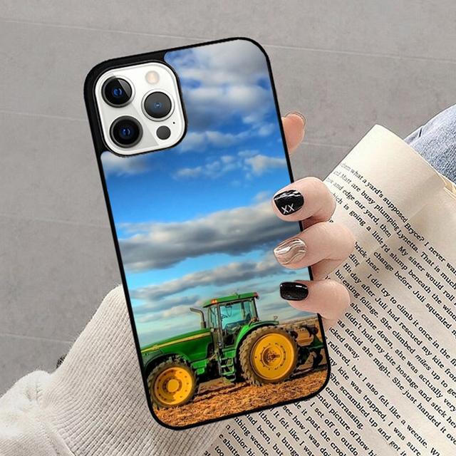 Tractor Car Phone Case For iPhone 17 Air 16 15 14 13 12 11 Pro Max Plus Max Cover Shell coque